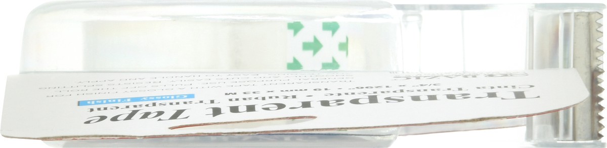 slide 7 of 9, Bazic Transparent Glossy Finish Tape 1 ea, 1 ea