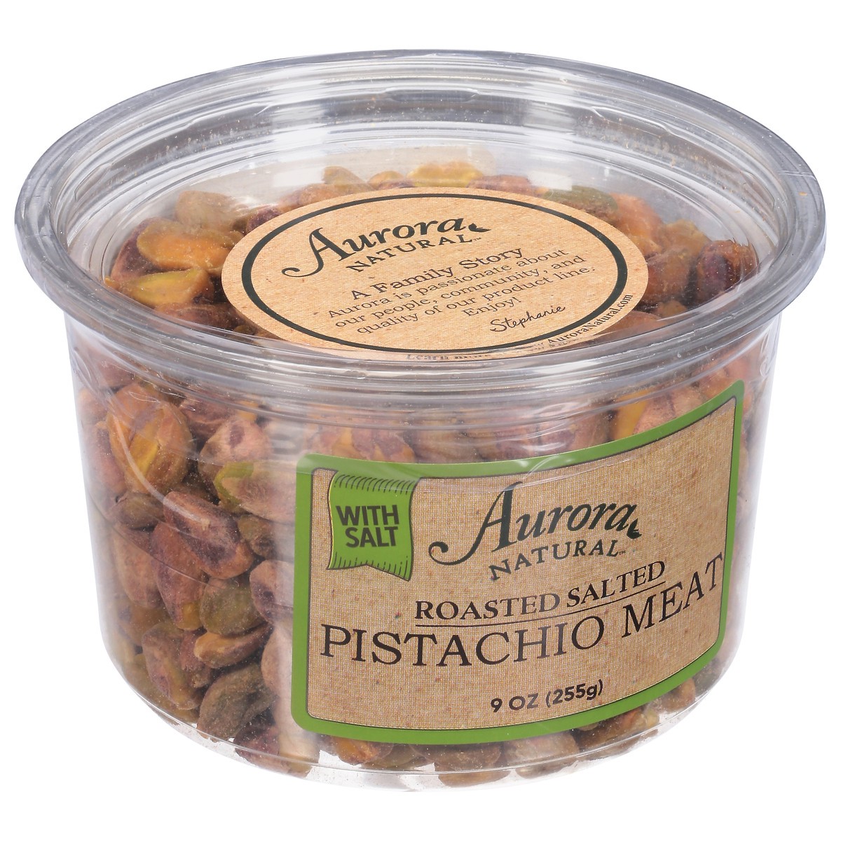 slide 13 of 14, Aurora Natural Roasted Salted Pistachio Meat 9 oz, 9 oz