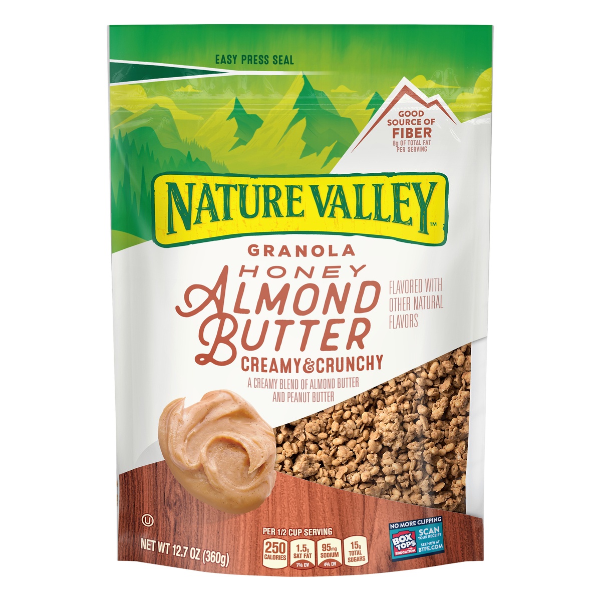 slide 1 of 1, Nature Valley Honey Almond Butter Granola, 12.7 oz