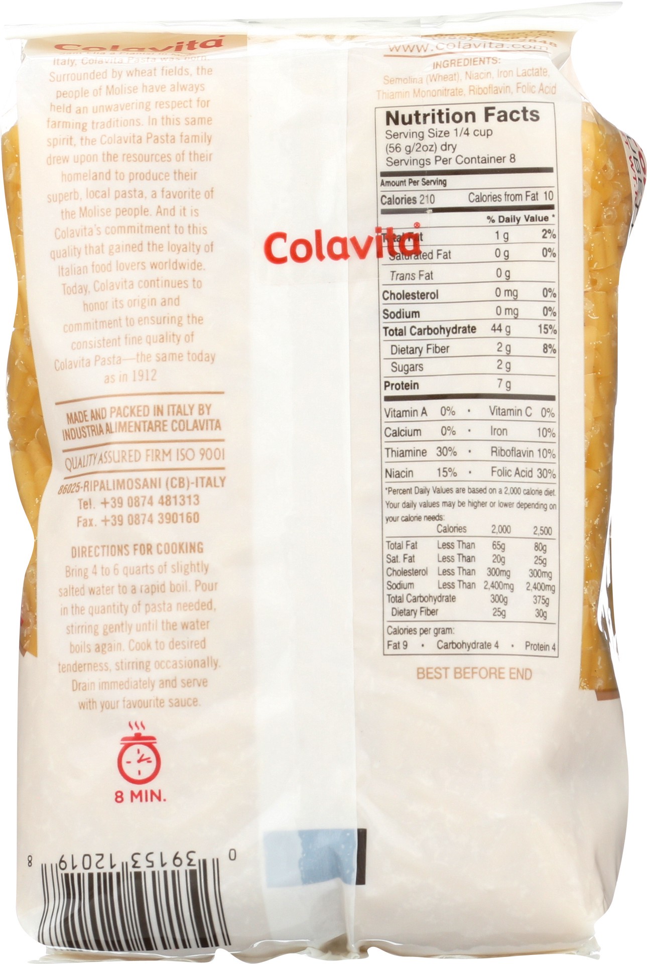 slide 2 of 5, Colavita Tubettini Pasta, 1 lb