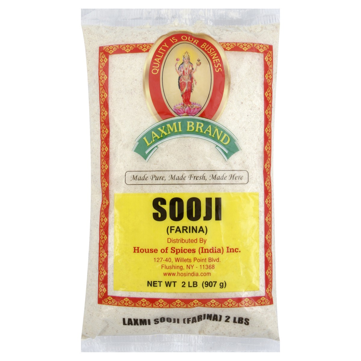 slide 3 of 5, Laxmi Sooji 2 lb, 1 ct