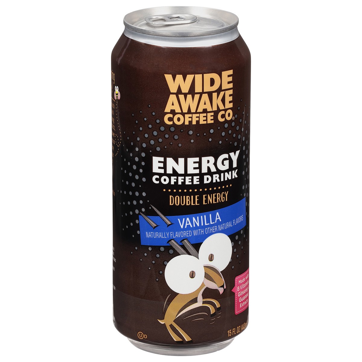 slide 6 of 9, Wide Awake Coffee Co. Vanilla Energy Coffee Drink - 15 fl oz, 15 fl oz