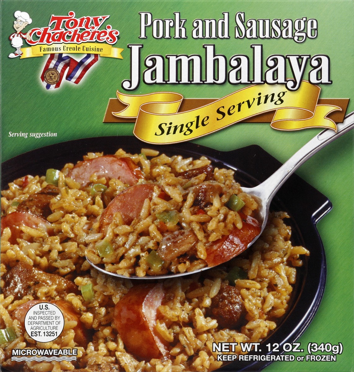 slide 4 of 4, Big Easy Bucha Big Easy Food Pork Sausage Jambalaya, 12 oz