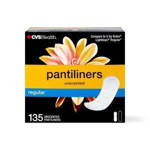 slide 1 of 1, CVS Health Panty Liners, Unscented, 135 Ct, 135 ct