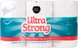 Best Choice Ultra Strong Extra Strength Mega Rolls Bath Tissue