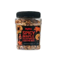 Hy-Vee Cashews, Spicy Maple