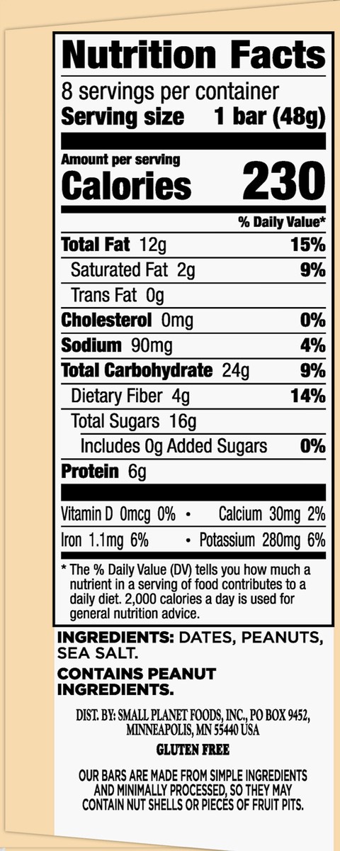 slide 9 of 9, LÄRABAR Peanut Butter Cookie Fruit & Nut Bar 8 ea, 8 ct