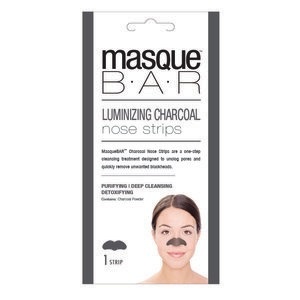 slide 1 of 1, Masque Bar Masque Bar Luminizing Charcoal Nose Strips, 6 ct