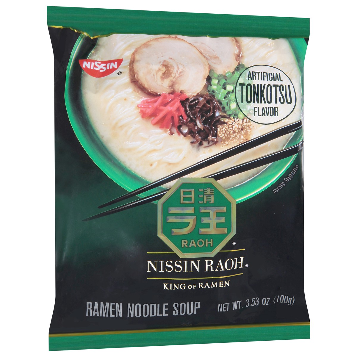 slide 6 of 14, Nissin Raoh Tonkotsu Flavor Ramen Noodle Soup 3.53 oz, 3.53 oz