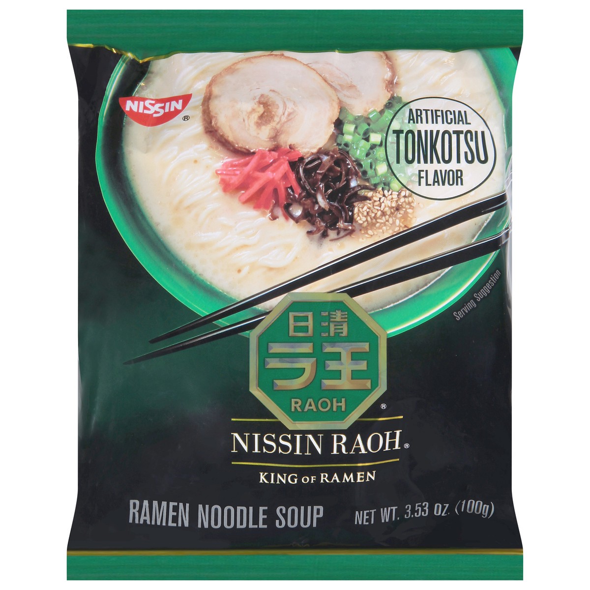 slide 14 of 14, Nissin Raoh Tonkotsu Flavor Ramen Noodle Soup 3.53 oz, 3.53 oz