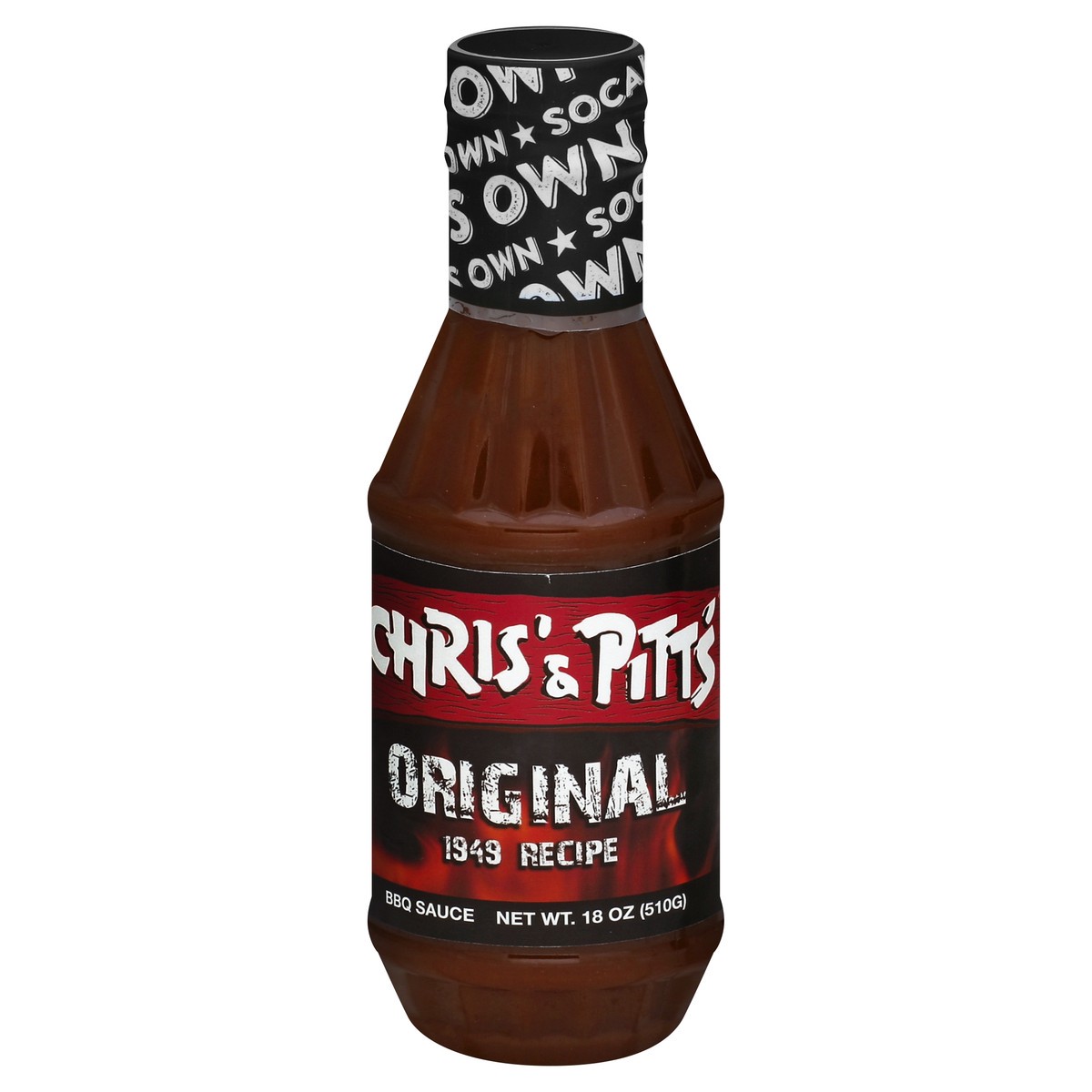 slide 3 of 3, Chris' & Pitts BBQ Sauce 18 oz, 18 oz