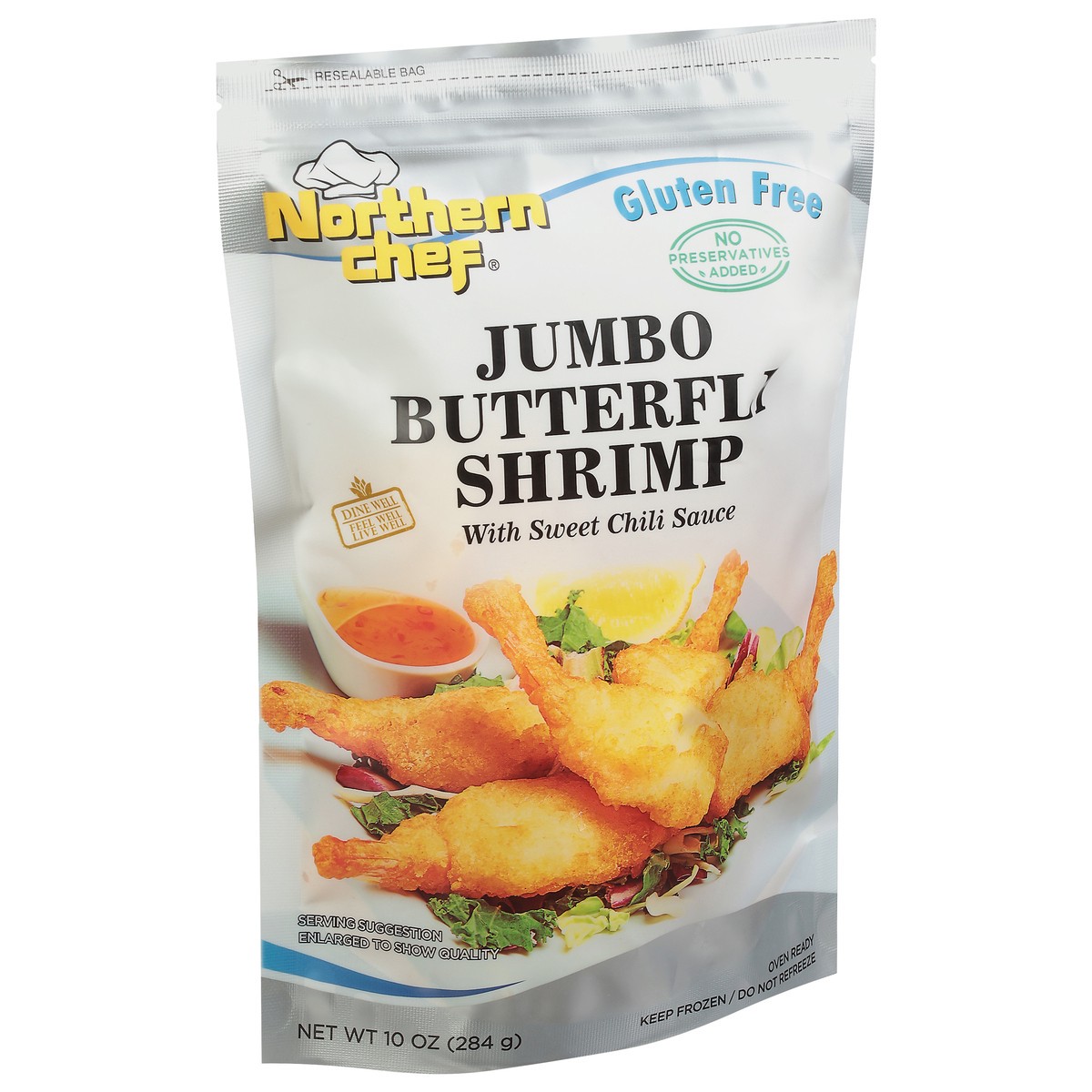 slide 9 of 9, Northern Chef Butterfly Shrimp With Sweet Chili Sauce Jumbo 10 oz, 1 ct