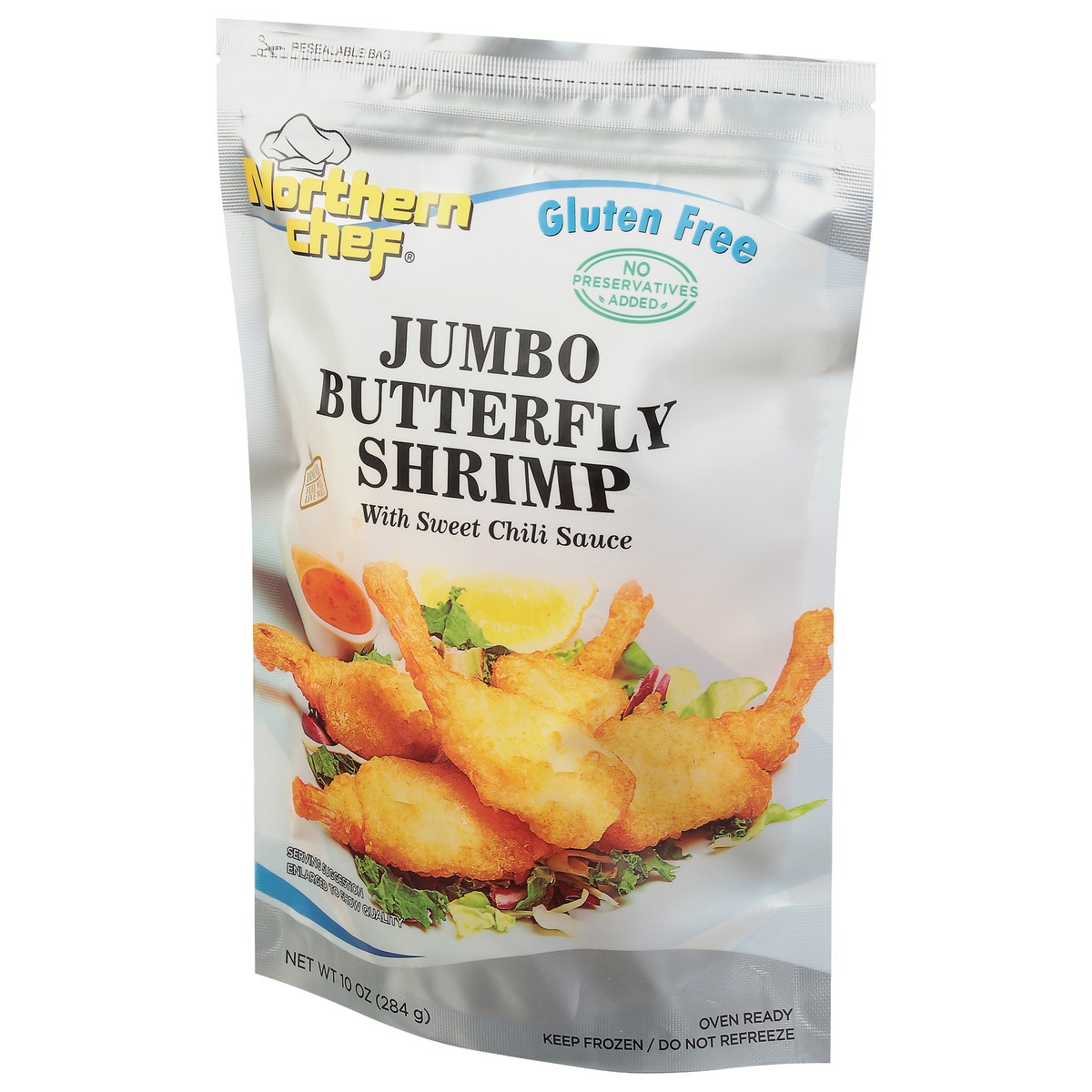 slide 7 of 9, Northern Chef Butterfly Shrimp With Sweet Chili Sauce Jumbo 10 oz, 1 ct