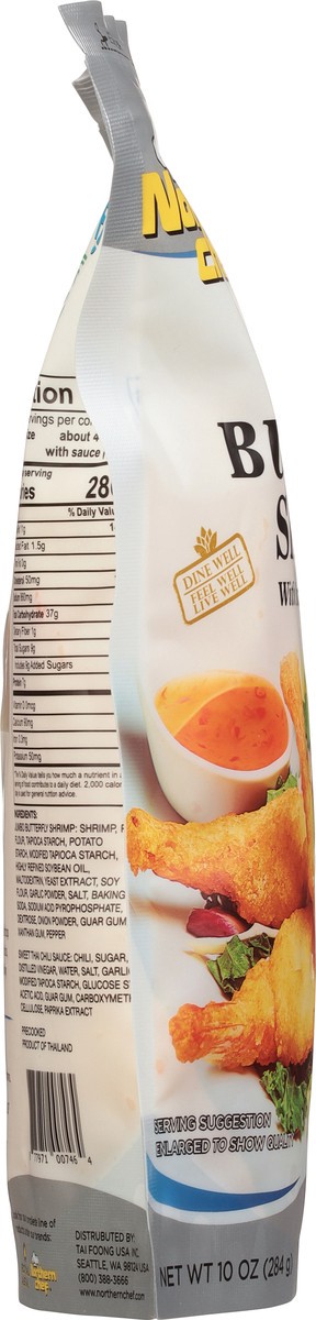 slide 3 of 9, Northern Chef Butterfly Shrimp With Sweet Chili Sauce Jumbo 10 oz, 1 ct