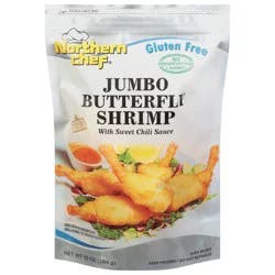 Northern Chef Butterfly Shrimp With Sweet Chili Sauce Jumbo 10 oz