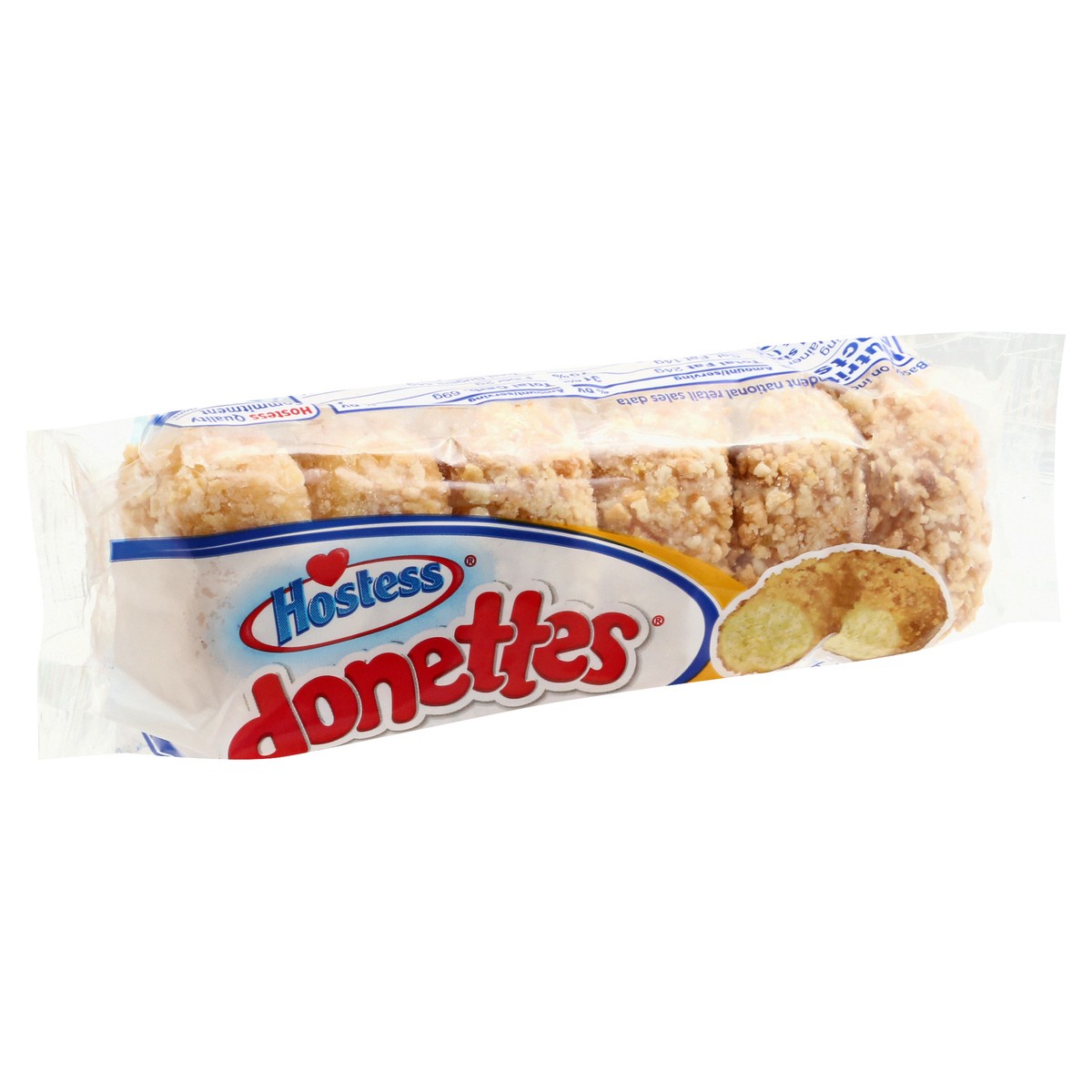 slide 11 of 11, HOSTESS Crunch DONETTES Donuts Single Serve, 6 Count, 4 oz, 4 oz