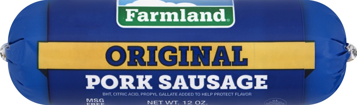 slide 5 of 5, Farmland Original Pork Sausage, 12 oz