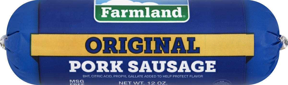 slide 1 of 5, Farmland Original Pork Sausage, 12 oz