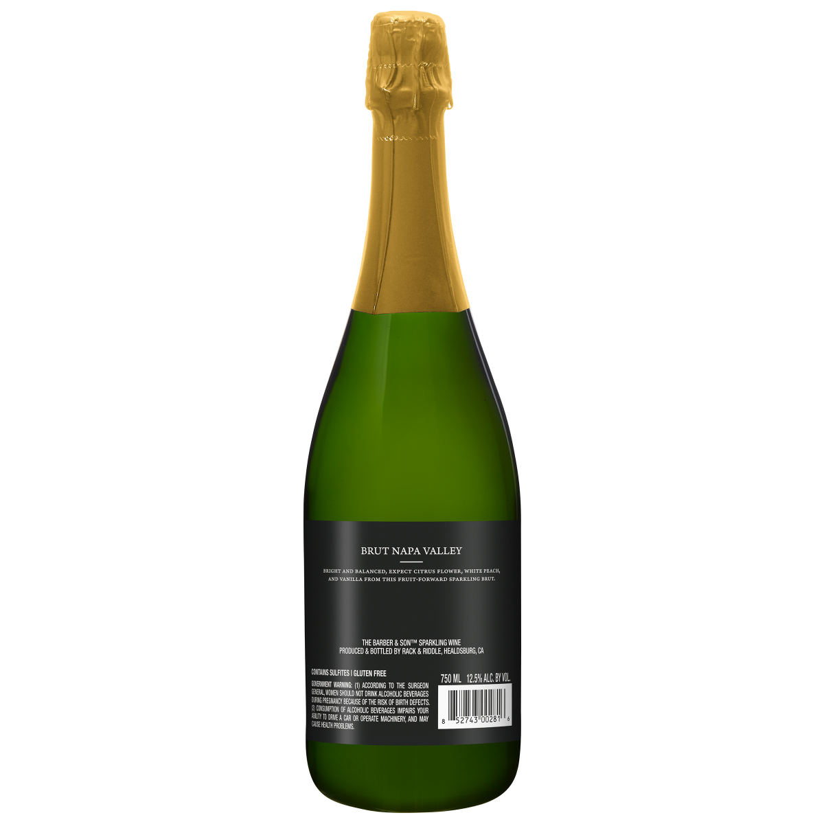 slide 2 of 5, The Barber & Son Napa Brut Sparkling 750, 750 ml