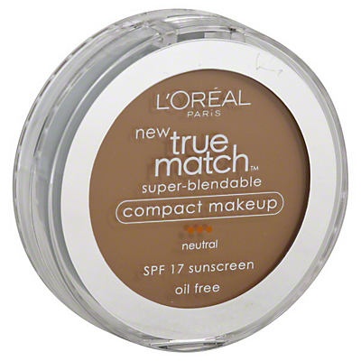 slide 1 of 1, L'Oréal Paris True Match Neutral Honey Beige Super-Blendable Compact Makeup, 1 ct