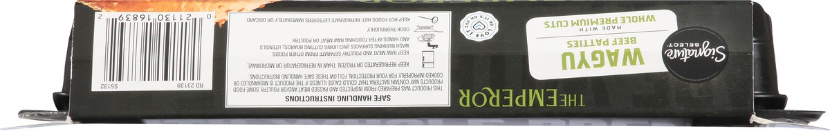 slide 5 of 13, Signature Select Wagyu Beef Patties 4 ea, 4 ct