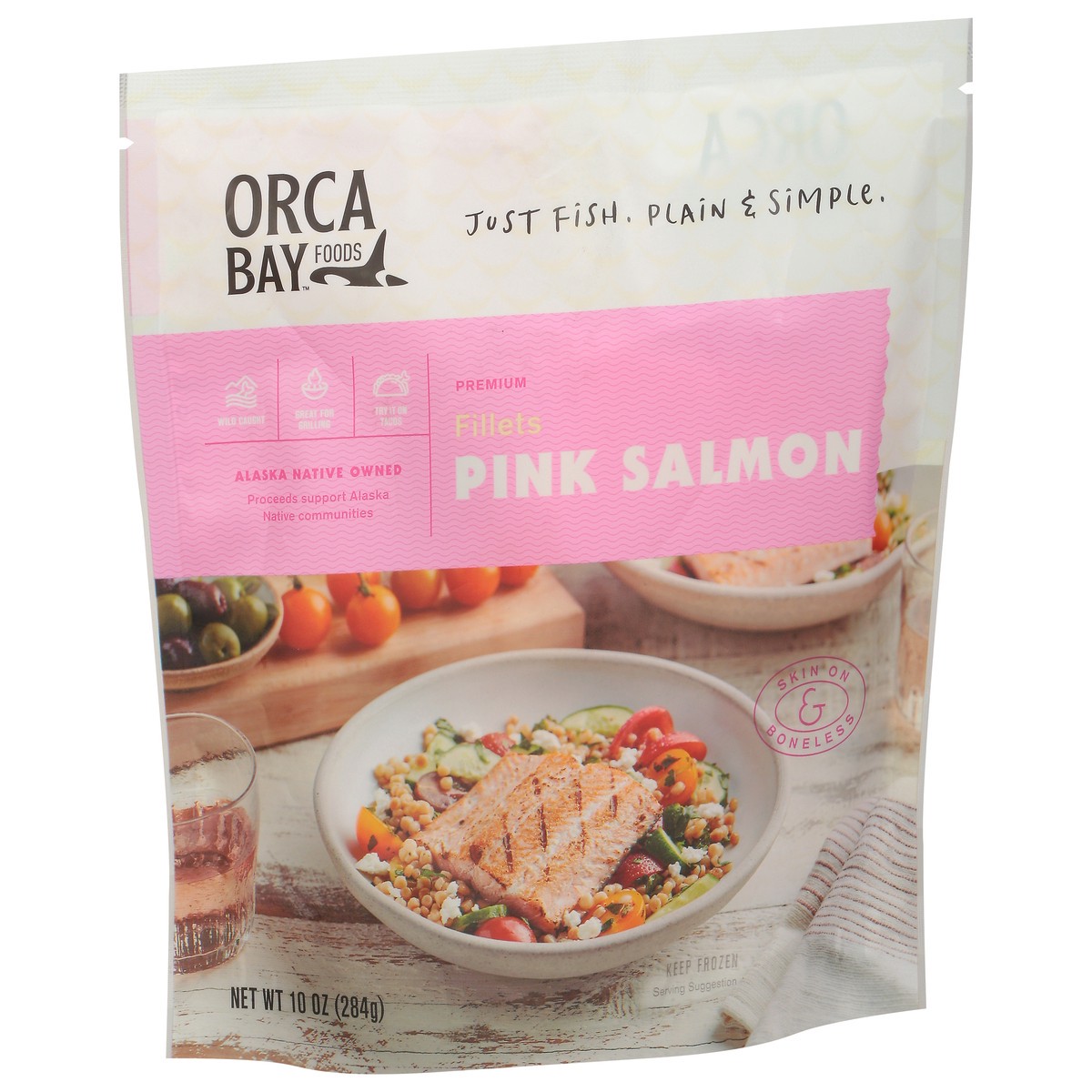 slide 5 of 11, Orca Bay Foods Premium Fillets Pink Salmon 10 oz, 10 oz