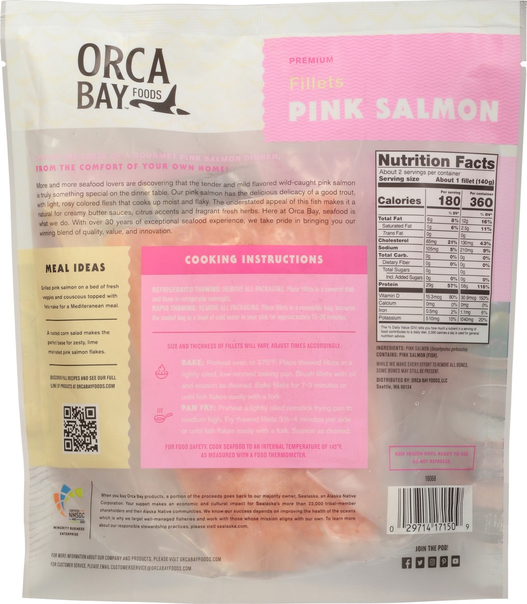 slide 9 of 11, Orca Bay Foods Premium Fillets Pink Salmon 10 oz, 10 oz