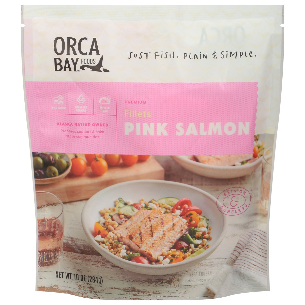slide 2 of 11, Orca Bay Foods Premium Fillets Pink Salmon 10 oz, 10 oz