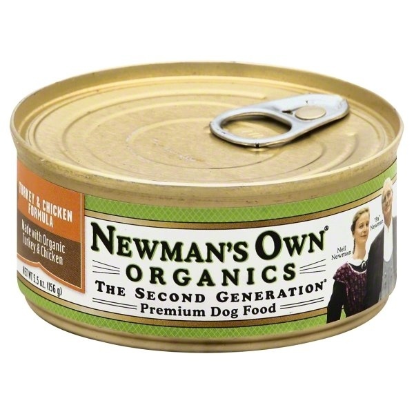 slide 1 of 1, Newman's Own Organics Dog Food, Premium, Turkey & Chicken Formula, 5.5 oz