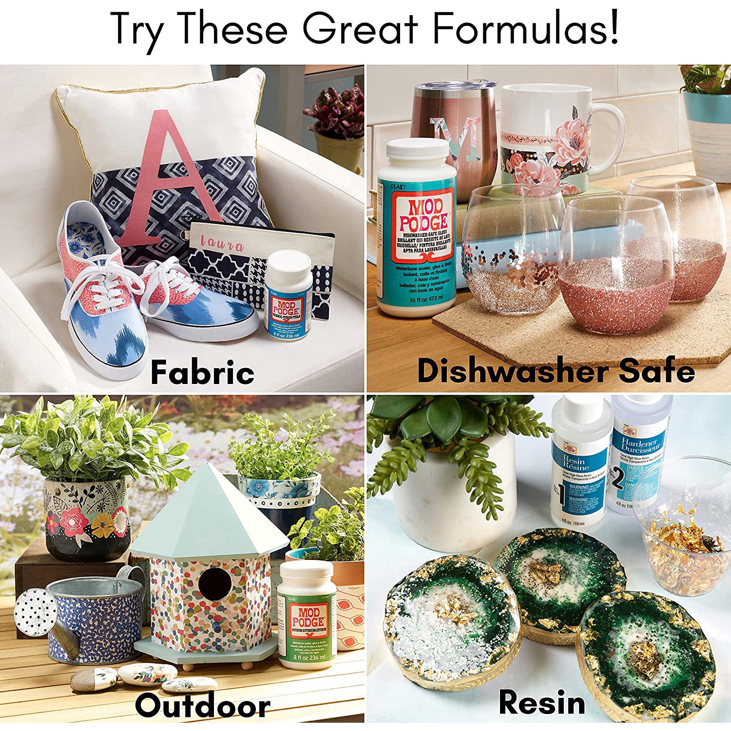 slide 8 of 9, Mod Podge Ultra Gloss All-In-One Glue & Sealer Spray, 4 fl oz