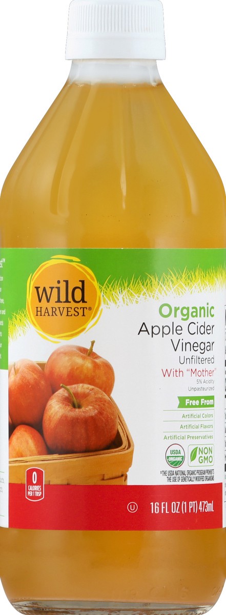 slide 5 of 9, Wild Harvest Organic Vinegar Apple Cider, 16 fl oz