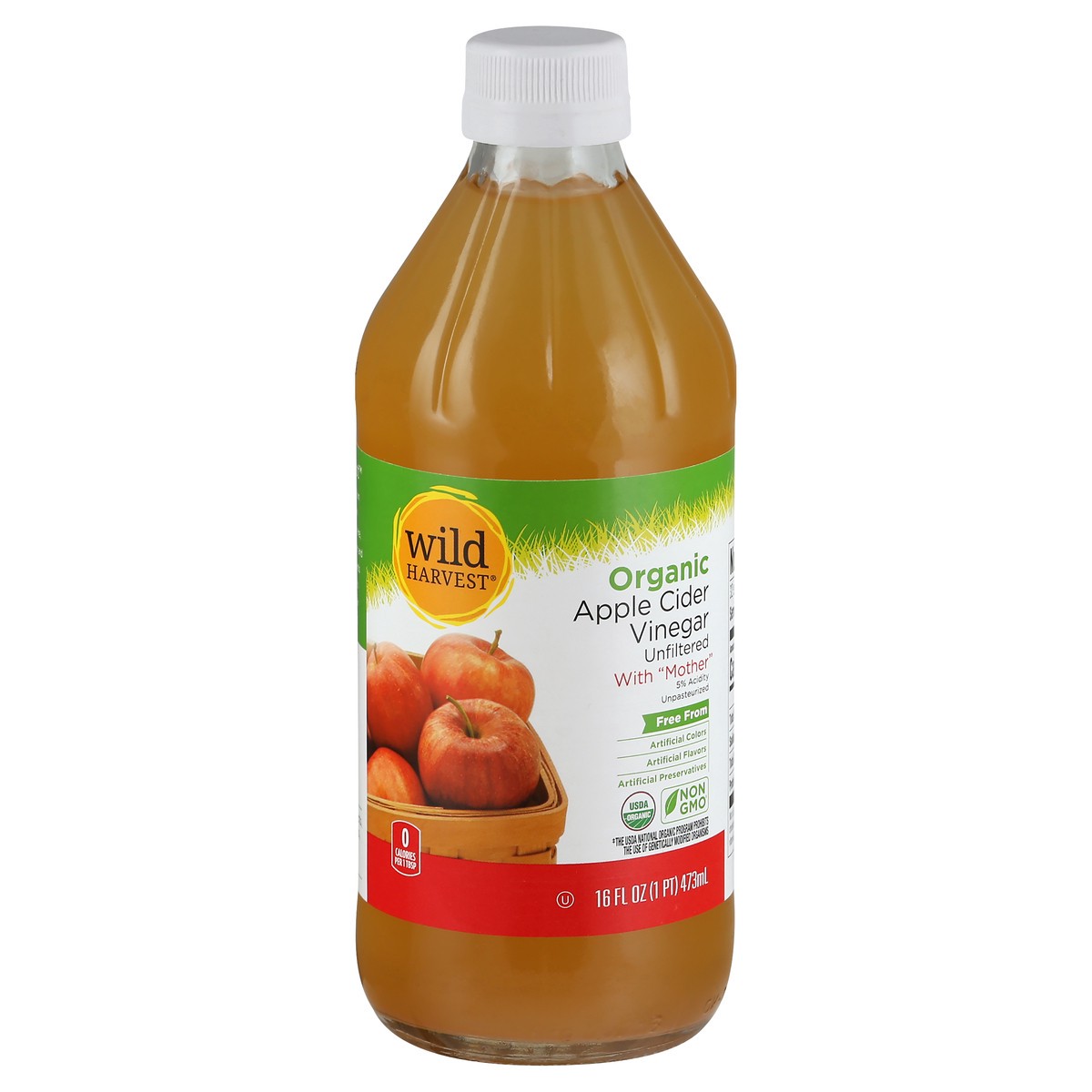 slide 2 of 9, Wild Harvest Organic Vinegar Apple Cider, 16 fl oz