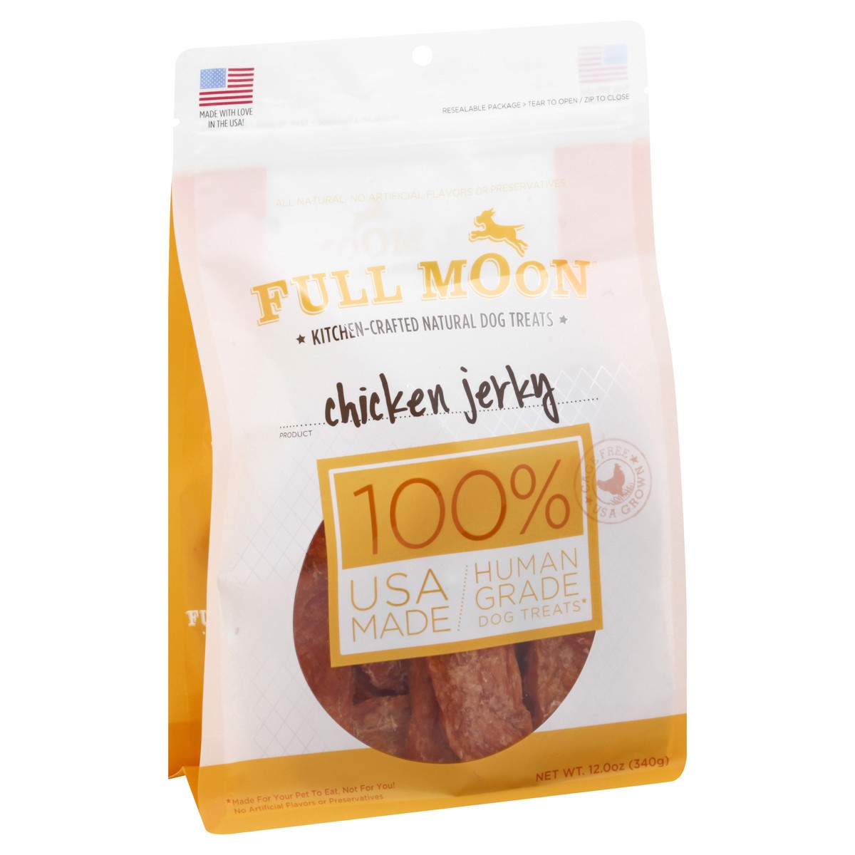 slide 6 of 9, Full Moon Chicken Jerky Dog Treats 1 ea, 1 ct