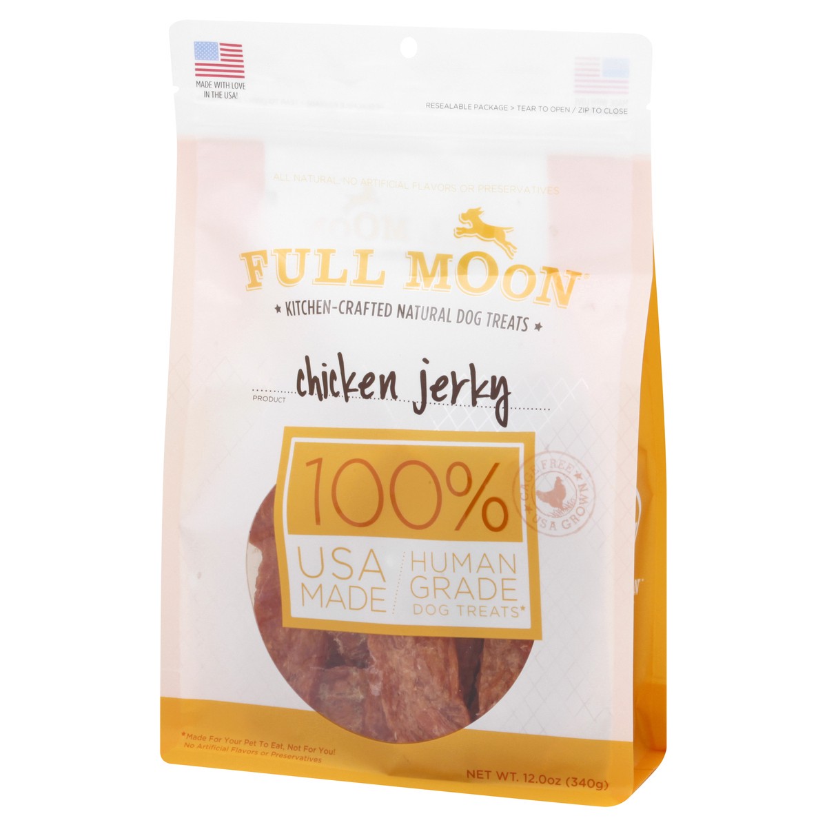 slide 9 of 9, Full Moon Chicken Jerky Dog Treats 1 ea, 1 ct