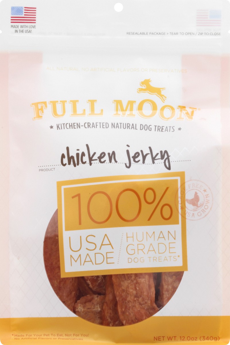 slide 4 of 9, Full Moon Chicken Jerky Dog Treats 1 ea, 1 ct