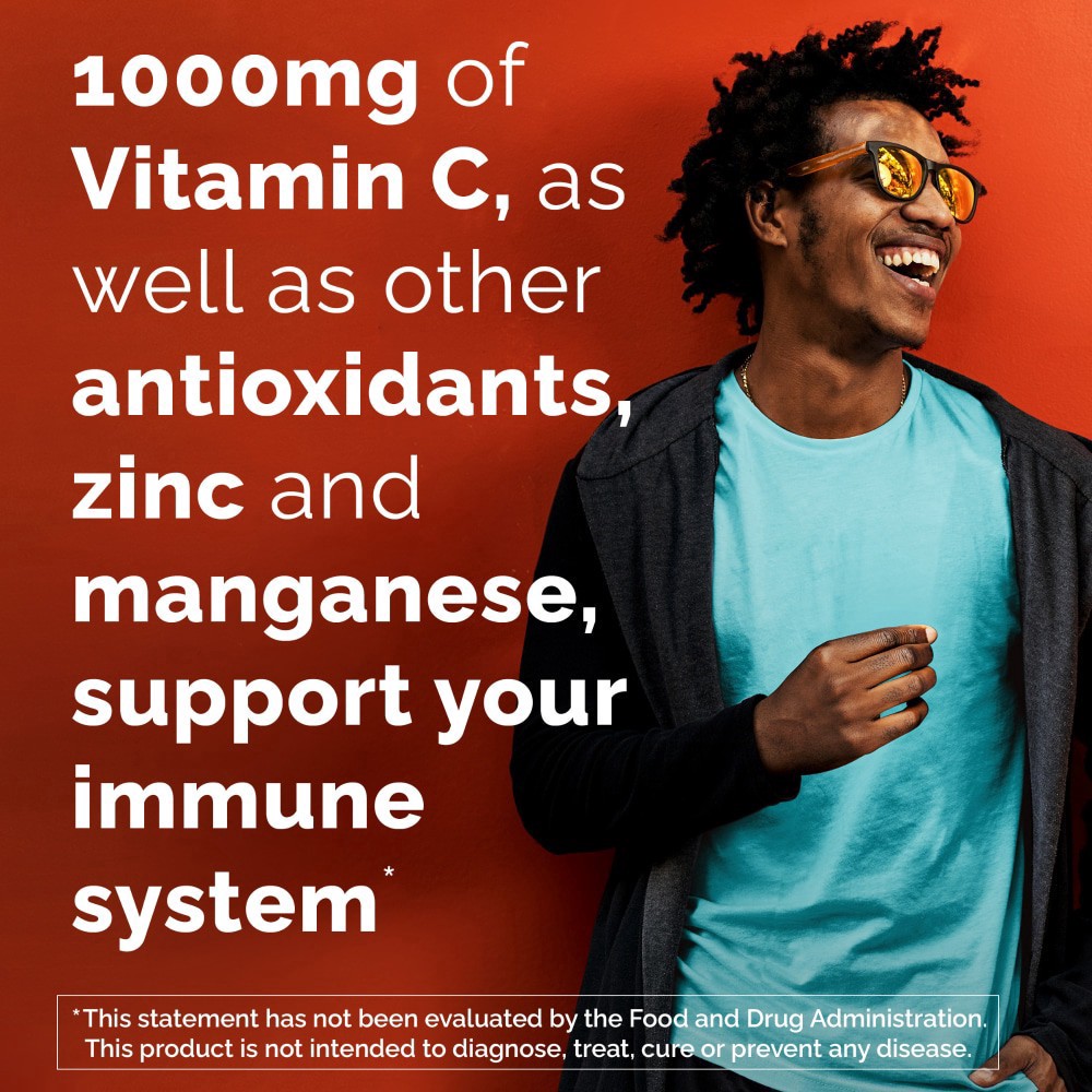 slide 2 of 6, Emergen-C Zero Sugar Immune Support Adult Gummies 36 Count, 36 ct