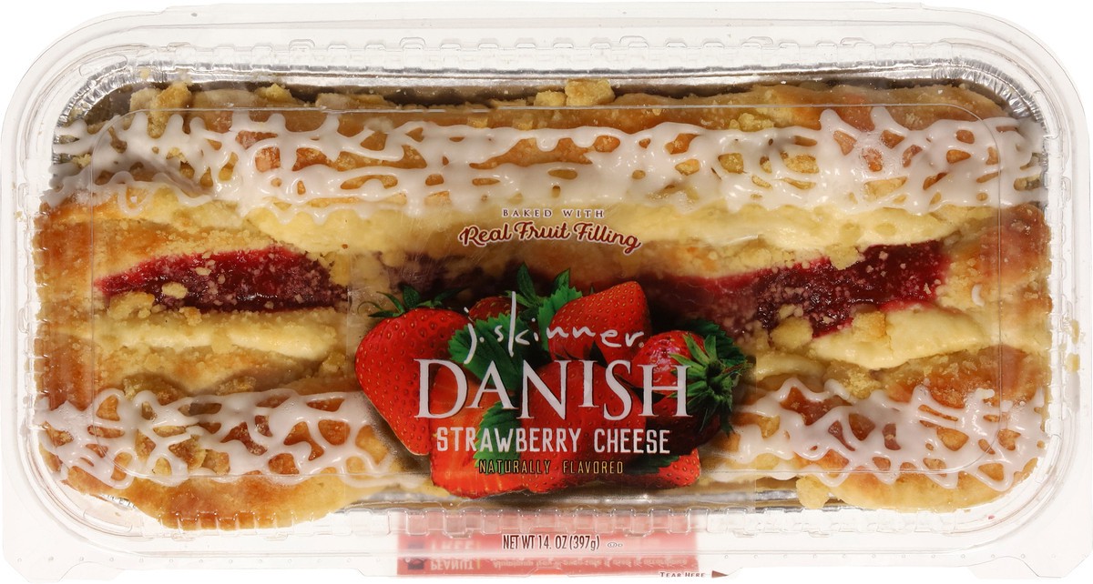 slide 6 of 14, J. Skinner Strawberry Cheese Danish 14 oz, 14 oz