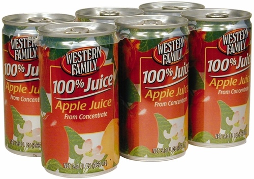 slide 1 of 1, Western Family 100% Apple Juice - 33 oz, 33 oz