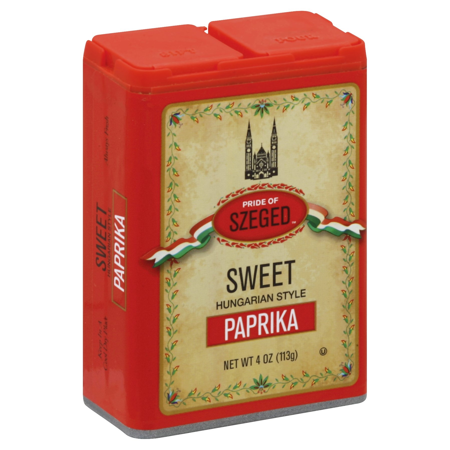 slide 1 of 4, Pride of Szeged Hungarian Style Paprika, 4 oz