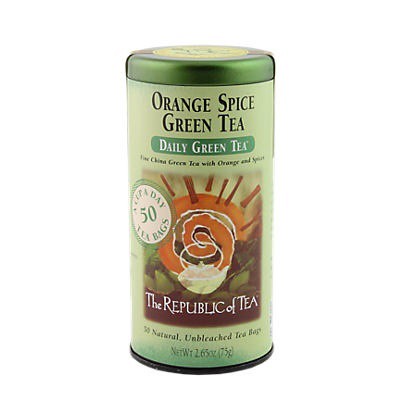 slide 1 of 1, The Republic of Tea Green Tea, Honey Ginseng, Bags, 1 ct