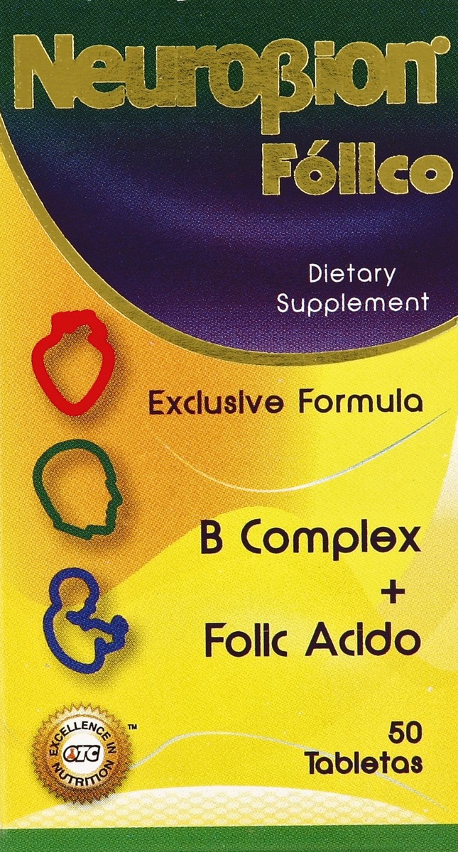 slide 3 of 5, NeuroBion Folico 50 ea, 1 ct