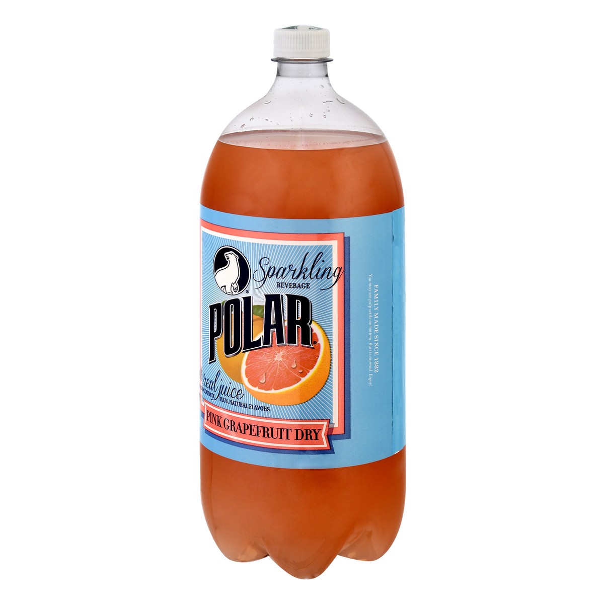 slide 5 of 13, Polar Pink Grapefruit Dry Sparkling Beverage 2 lt, 2 liter