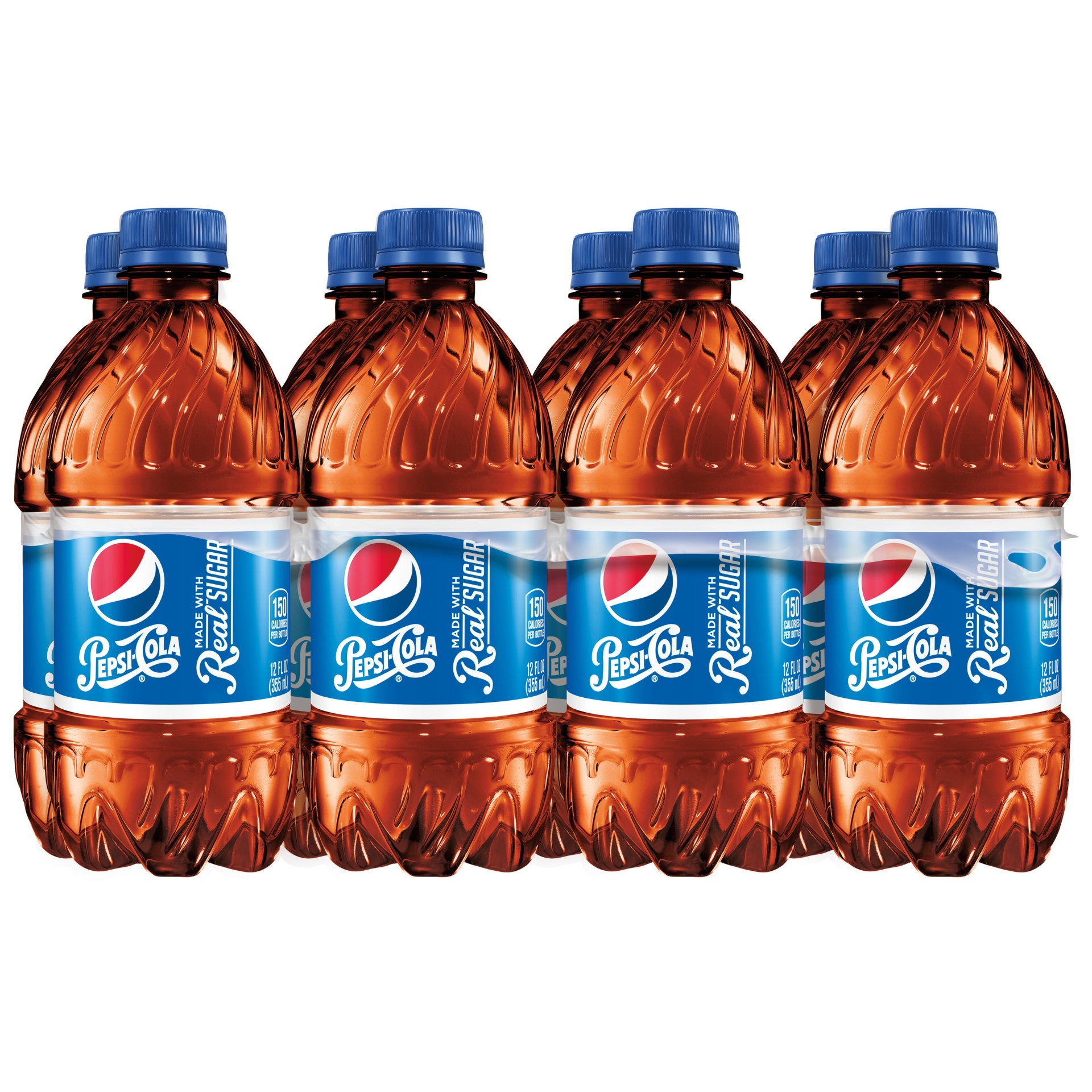 slide 1 of 2, Pepsi Real Sugar Cola / Bottles, 