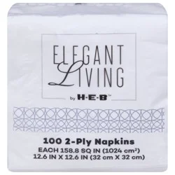 Elegant Living Napkins 100 ea