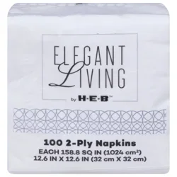 Elegant Living Napkins - 100 ea