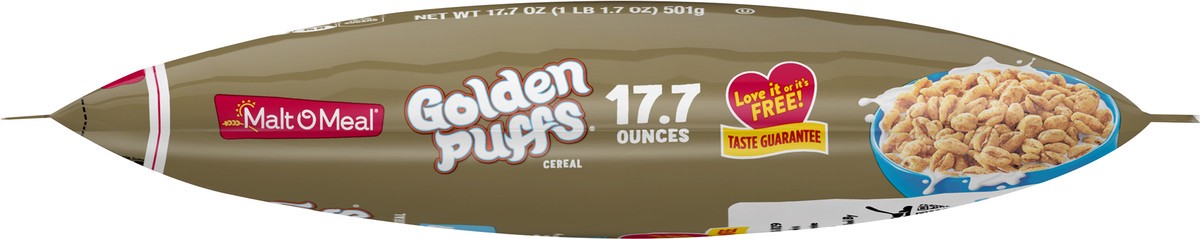 slide 6 of 7, Malt-O-Meal Golden Puffs Breakfast Cereal, Puffed Wheat Cereal, 17.7 OZ Bag, 17.7 oz