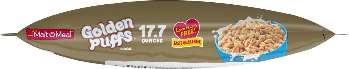 slide 7 of 7, Malt-O-Meal Golden Puffs Breakfast Cereal, Puffed Wheat Cereal, 17.7 OZ Bag, 17.7 oz