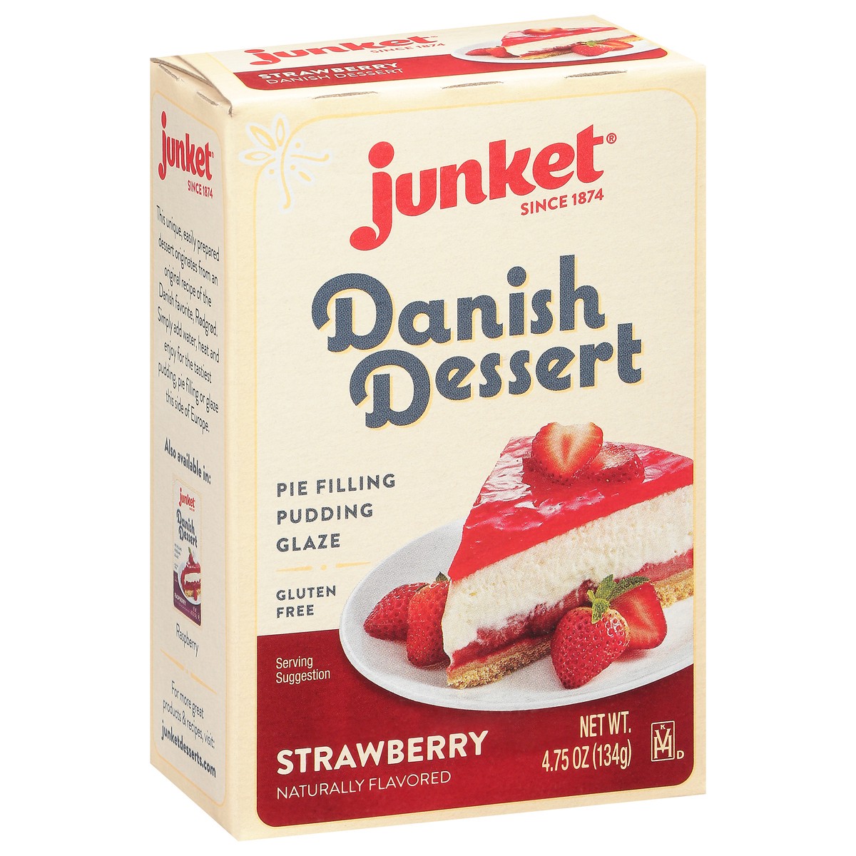 slide 3 of 9, Junket Strawberry Danish Dessert, 4.75 oz