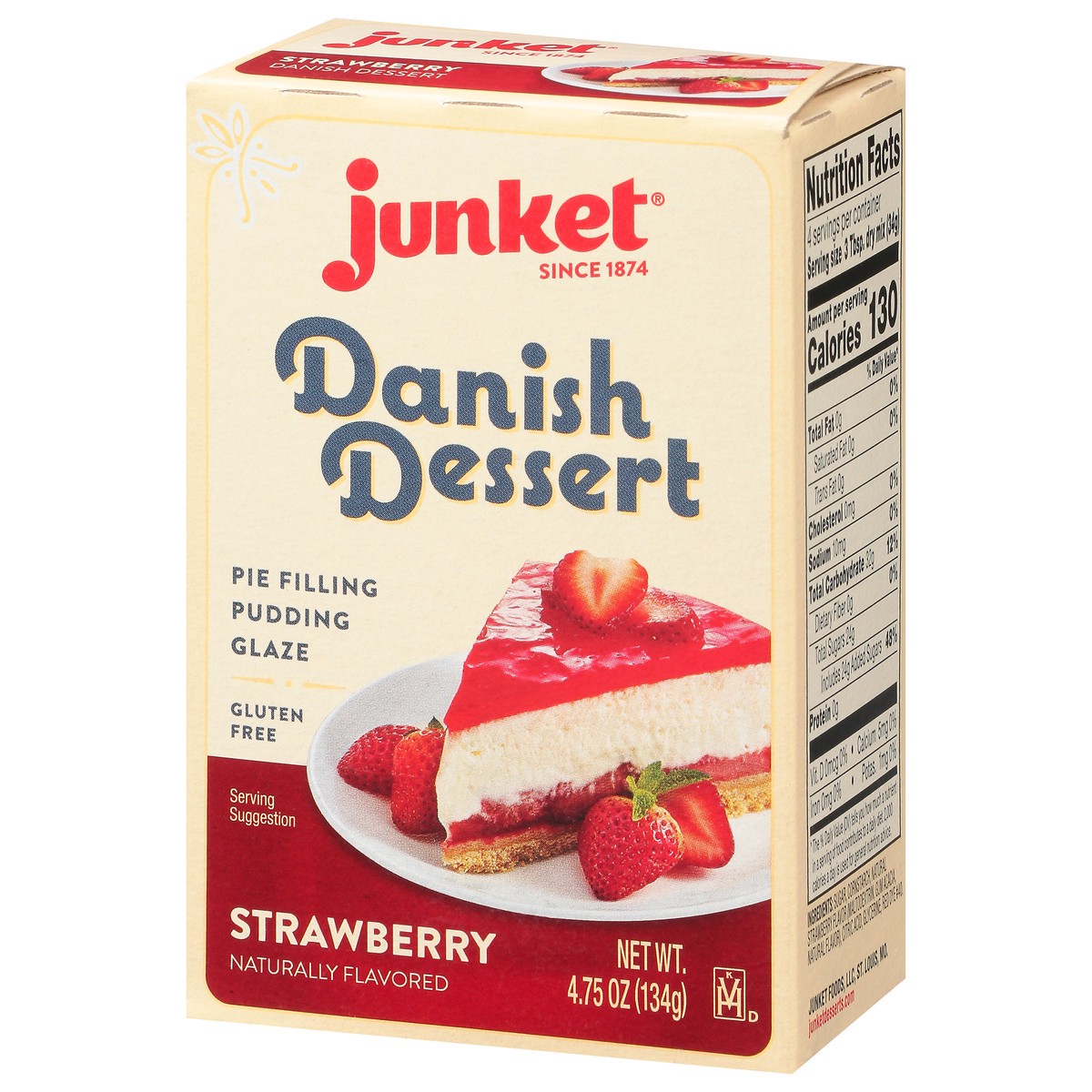 slide 9 of 9, Junket Strawberry Danish Dessert, 4.75 oz