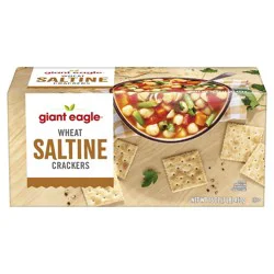 Giant Eagle Saltine Crackers, Wheat